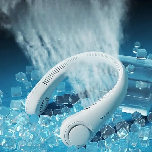 Neck Fan Portable Bladeless | Portable Rechargeable Fan Bladeless Neck Fan (random Color)