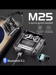 M25 Tws Wireless Earphones Ear Buds | Stereo Waterproof Earbuds Headset